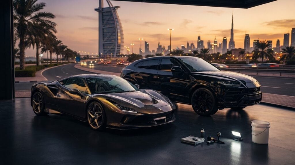 Bespoke Vehicle Detailing and Ceramic Coating Standards for VIP Rentals