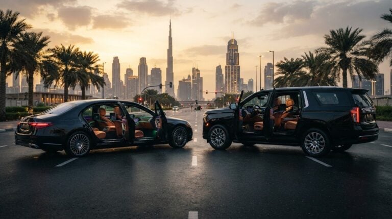 Executive Sedan vs Extended-Wheelbase Full-Size SUV: Which Offers More Legroom?