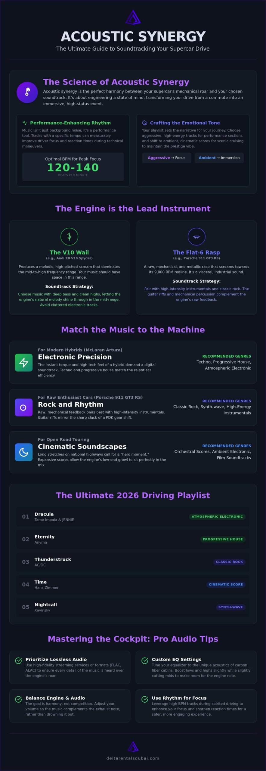 The Best Playlist for a Supercar Drive: Curating the Ultimate 2026 Soundtrack