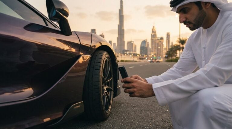 How to Check Tire Date Codes and Wear Indicators on Rented Supercars