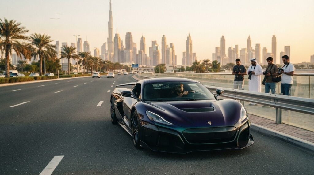 How to Handle Paparazzi When Driving a Rented Hypercar