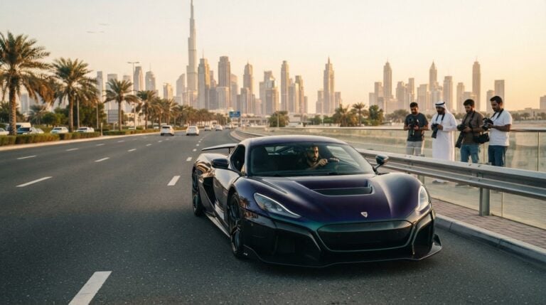 How to Handle Paparazzi When Driving a Rented Hypercar