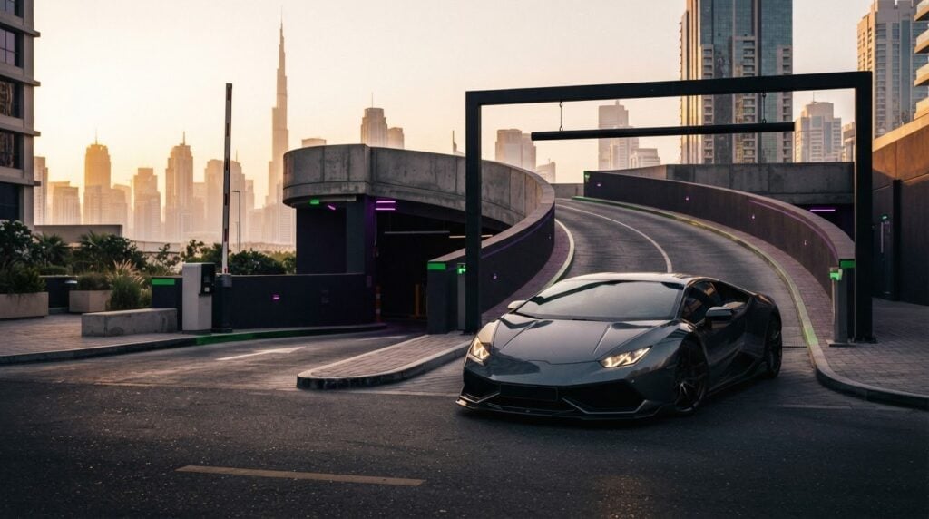 How to Navigate Multi-Tier Parking Garages with an Extra-Wide Exotic Vehicle
