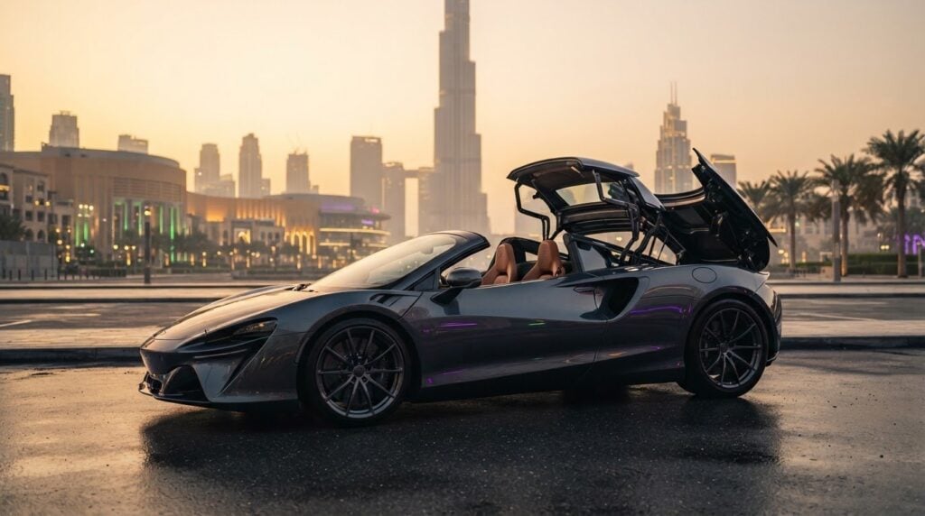 How to Operate the Convertible Roof on a McLaren Spyder