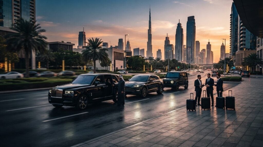 Luxury Car Fleet Logistics for Corporate Trade Delegation Transit