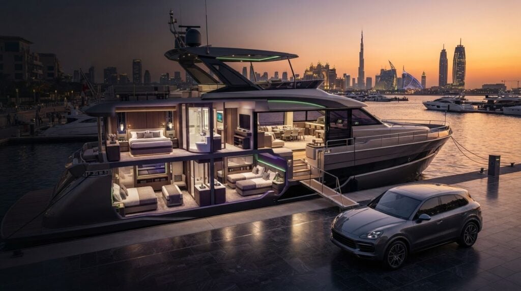 Luxury Motor Yacht Cabin Layouts for Overnight Coastal Island Hopping