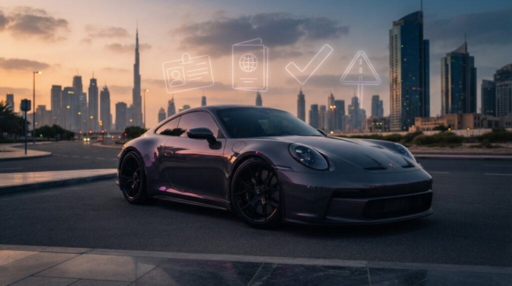 UAE Performance Car Rental: Licence Reciprocity Guide 2026