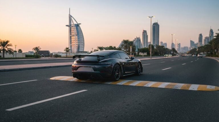 Urban Speed Hump Clearance Strategies for Low-Slung Mid-Engine Supercars